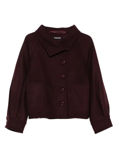 Susanne Bommer Button-fastening Patch-pocket Jacket In Brown