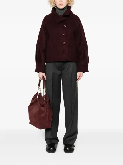 Susanne Bommer Button-fastening Patch-pocket Jacket In Brown