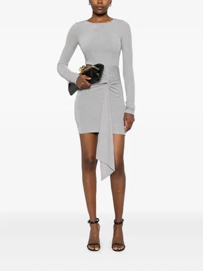 Patrizia Pepe Lurex Dress In Metallic