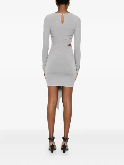 Patrizia Pepe Lurex Dress In Metallic