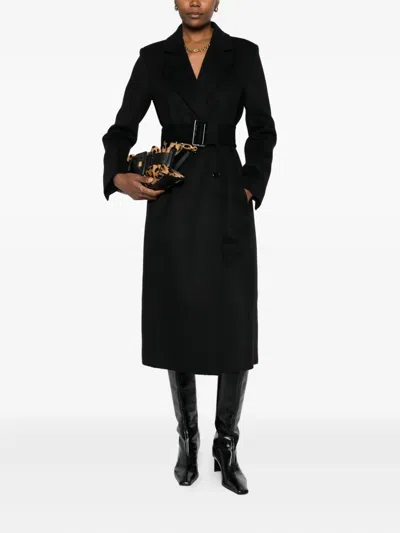 Patrizia Pepe Coat In Black