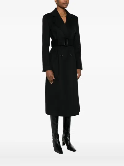 Patrizia Pepe Coat In Black