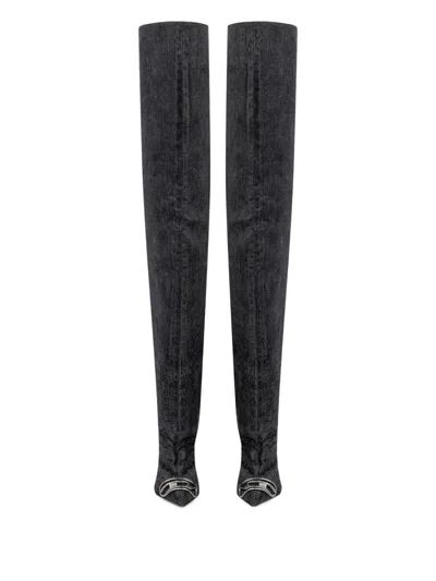 Diesel Boot "d-venus 90" In Black