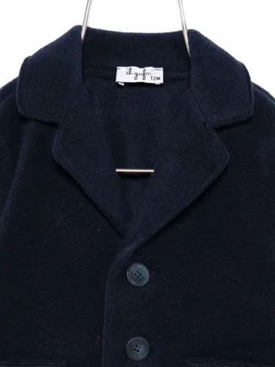 Il Gufo Button-down Jacket In Blue