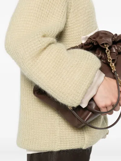 华夫格针织口袋开衫