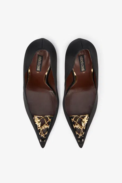 Roberto Cavalli Leaf-detail Pumps In Multi