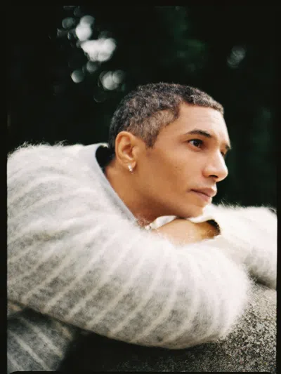 A Days March Tietar Patterned Mohair Sweater In Multi