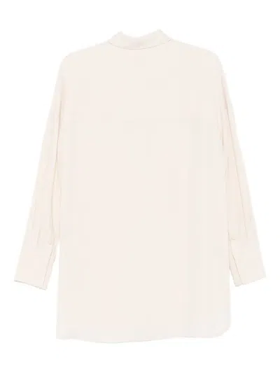 Agnona Buttoned Shirt In Neutral