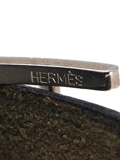 Pre-owned Hermes 2010-2020 Tadelakt Behapi Double Tour Bracelet Costume Bracelet In Blue