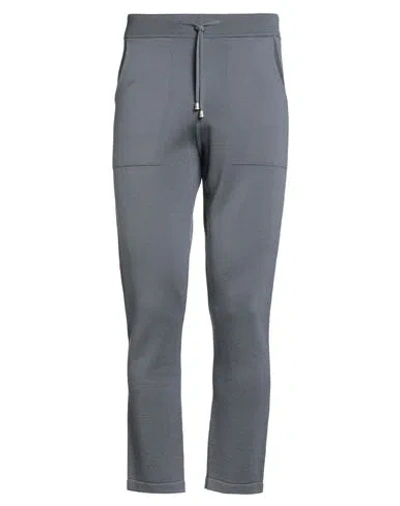 Filippo De Laurentiis Man Pants Slate Blue Size 34 Merino Wool In Gray