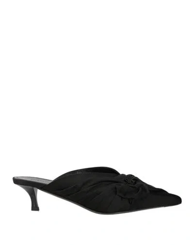 Givenchy Woman Mules & Clogs Black Size 8 Viscose, Silk In Black