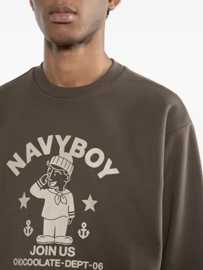 Chocoolate Logo-printed Sweatshirt In Gray