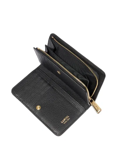 Lancel Leather Bi-fold Wallet In Black