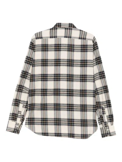 Tintoria Mattei Tartan Shirt Clothing In Neutral