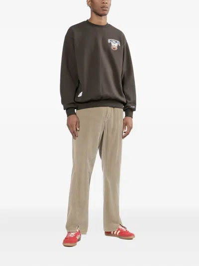 Chocoolate Logo-embroidered Sweatshirt In Gray