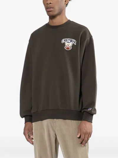 Chocoolate Logo-embroidered Sweatshirt In Gray