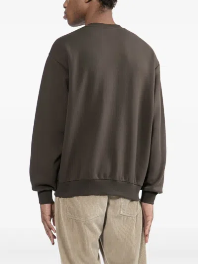 Chocoolate Logo-embroidered Sweatshirt In Gray