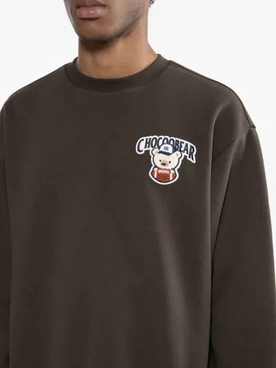 Chocoolate Logo-embroidered Sweatshirt In Gray