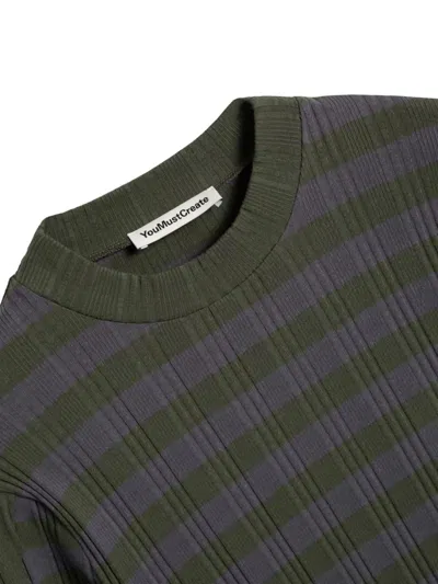 Ymc You Must Create High Rains Striped Top In Multi