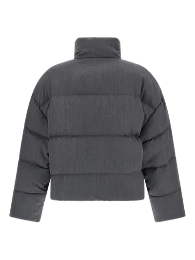 Entire Studios Mml Puffer Down Jacket In Gray