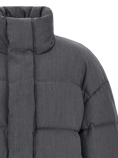 Entire Studios Mml Puffer Down Jacket In Gray