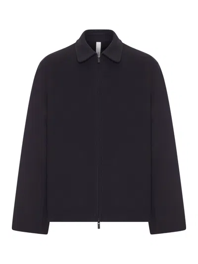 Hevo Verdemare Wool Coat In Blue