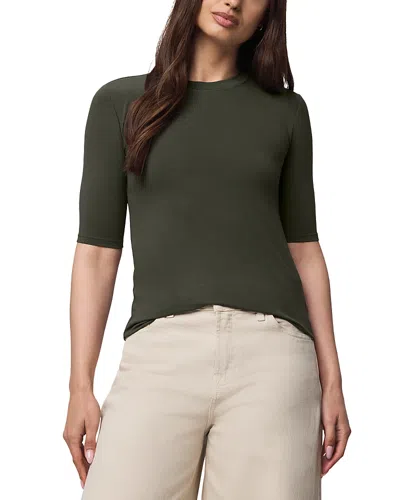 Splendid Elbow Sleeve Tee In Green