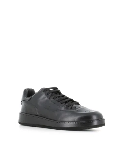 Officine Creative Eraser 001 Airbrushed-leather Sneakers In Black