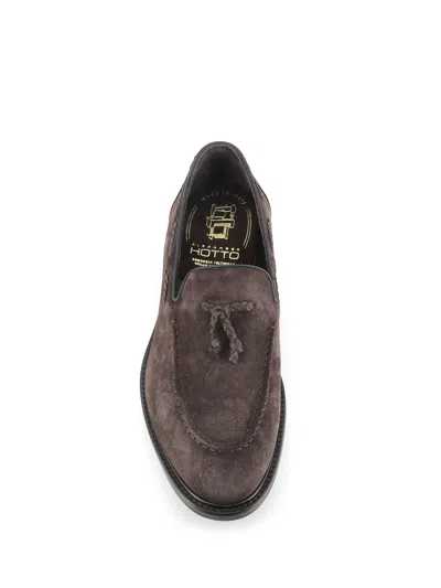 Alexander Hotto Tassel-detail Suede Loafers In Multi
