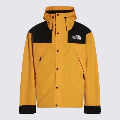 The North Face Dryvent Mono Nylon Windbreaker Jacket In Yellow