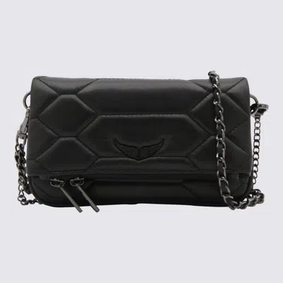 Zadig & Voltaire Quilted Chain Strap Shoulder Bag In Black