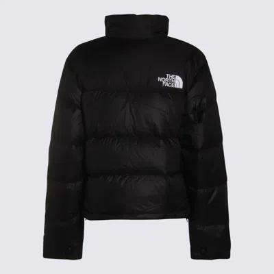 The North Face Nuptse Water Repellent 700 Fill Power Down Short Puffer Jacket In Black