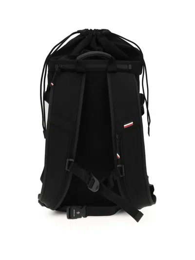Moncler Grenoble Technical Water-repellent Backpack In Black