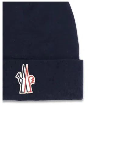 Moncler Grenoble Logo Patch Knitted Beanie