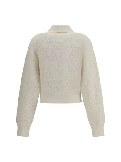 Balmain Batwing Zipped Tweed Bomber Jacket Clothing In Neutral