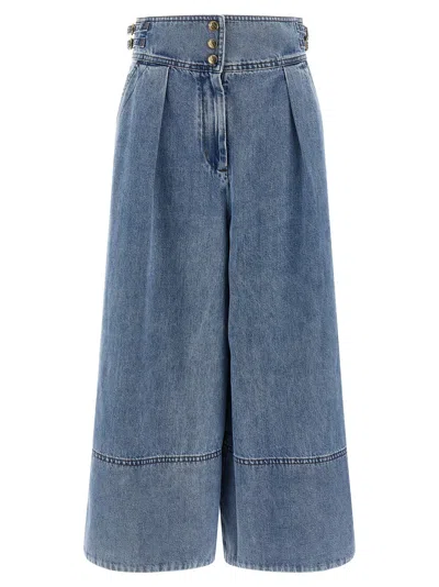 Zimmermann 'denim Culotte' Jeans In Blue