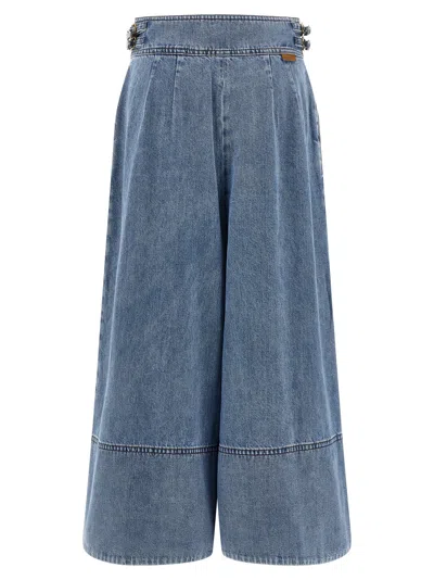 Zimmermann 'denim Culotte' Jeans In Blue
