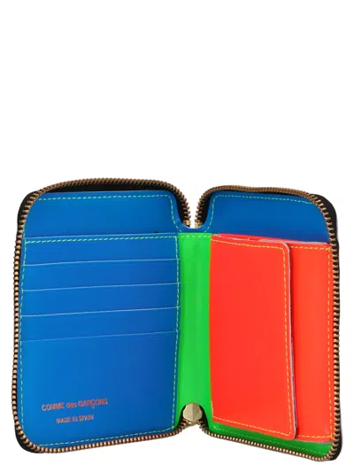 Comme Des Garçons Super Fluo Wallet In Green