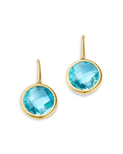 Bloomingdale's Fine Collection Drop Earrings In 14k Yellow Gold In Multi