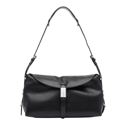 Pinko New Saddle Vitello Morbido In Black