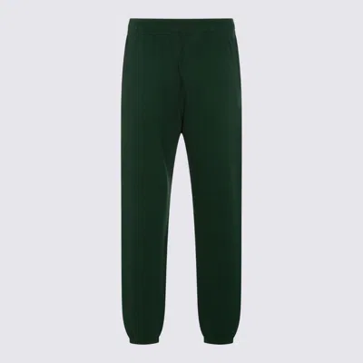 Polo Ralph Lauren Cotton Blend Joggers Featuring Elastic Cuffs And Waistband In Green
