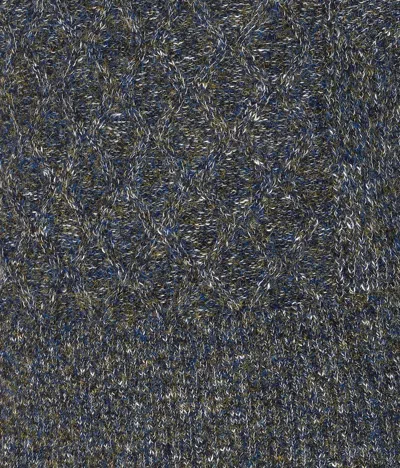 Pinko Knit Turtleneck With Cable Stitch In Gray