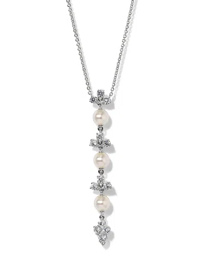 Nadri Venus Y Necklace, 16-18l In Silver