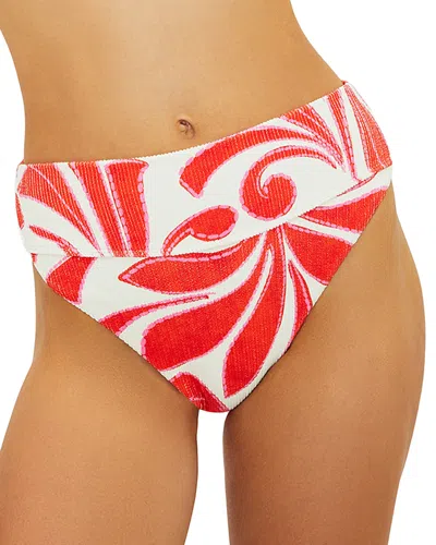 Beach Riot Highway Bikini Bottom In Red
