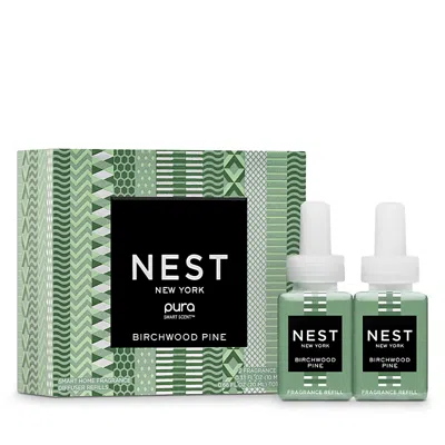 Nest New York X Pura Smart Home Birchwood Pine Diffuser Refill Duo