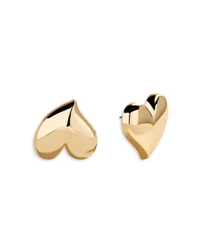 Baublebar Mallory Chunky Heart Earrings In Gold