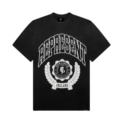 Pre-owned Represent Clo Legacy Crest Tee 'stained Black' | Men's Size L