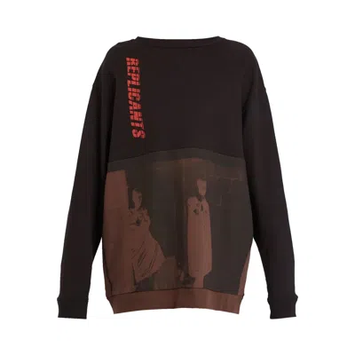 Pre-owned Raf Simons Replicants Sweatshirt 'brown' | Men's Size L
