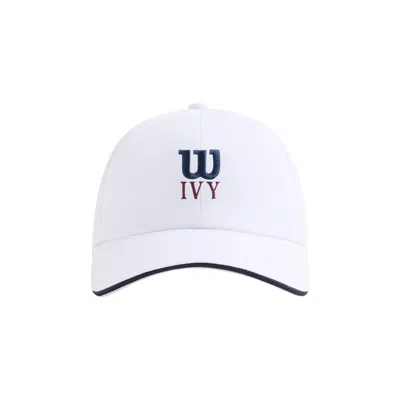 Pre-owned Kith Ivy For Wilson Unlined Active Cap 'white' | Men's Size Onesize