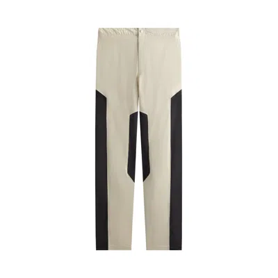 Pre-owned Kith Color-blocked Elias Tech Pant 'alabaster' | Cream | Men's Size L In White
